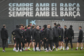 Entrenamiento del FC Barcelona
