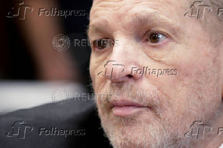 Harvey Weinstein appears at Manhattan Criminal Court for his rape and sexual assault trial, in New York City