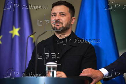 Ukrainian President Volodymyr Zelensky visits Berlin