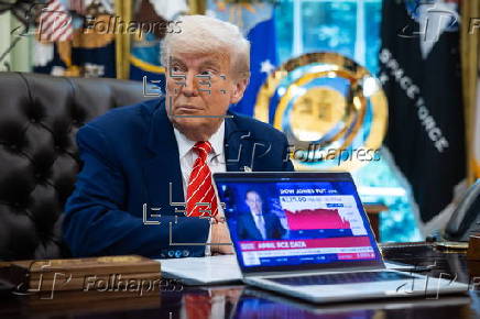 US President Trump, Elon Musk attend press conference in the White House's Oval Office