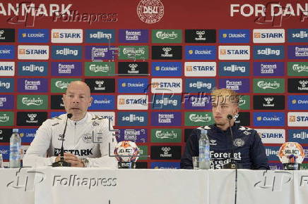 Danish National team press confernce in Helsingor