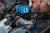 Training fibre-optic FPV drones 93nd Brigade in Donetsk
