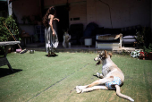 Hadar Gutman - care taker of dogs during war time in Israel