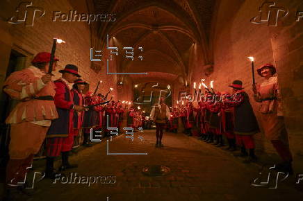 Procession of Ommegang in Brussels