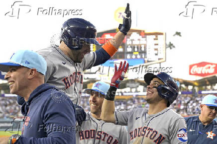 MLB: Houston Astros at Los Angeles Dodgers