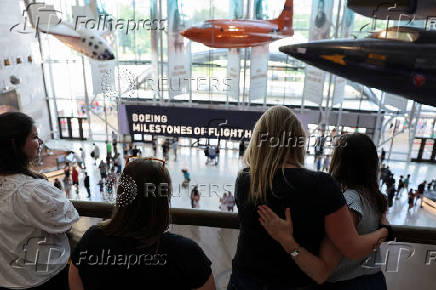 Smithsonian's National Air and Space Museum reopens its Mall entrance and several galleries to the public in Washington