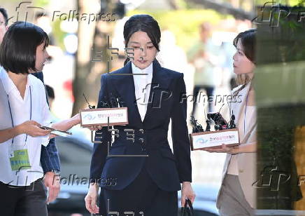 Former First Lady Kim Keon Hee attends court hearing on arrest warrant in Seoul