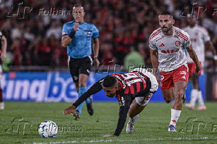 Partida válida pela Copa Libertadores da América entre Flamengo e Internacional