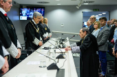 Acto de toma de posesión de los magistrados Manuela Fernández Prado, Alonso Guevara, Fernando Ruiz Piñeiro y Ramón Gallo como presidentes de las salas de Apelación, Penal, Contencioso-Administrativo y Social de la Audiencia Nacional