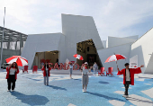 Media day ahead of public opening day of the Expo 2025 in Osaka