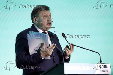 Romania's ruling coalition's presidential candidate Antonescu launches campaign program