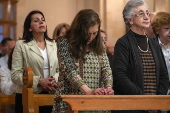 Mass in honor of late Pope Francis at the Latin Cathedral in Aleppo