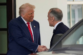 U.S. President Donald Trump meets Canadian Prime Minister Mark Carney in Washington