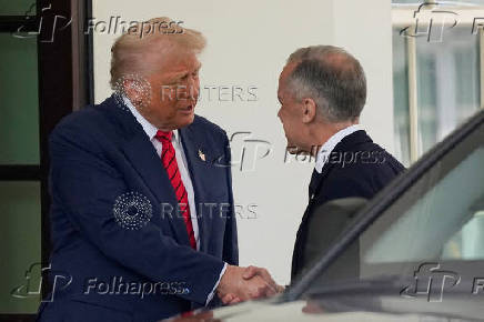U.S. President Donald Trump meets Canadian Prime Minister Mark Carney in Washington