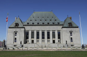 A general view of the Supreme Court of Canada in Ottawa