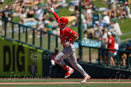 MLB: Los Angeles Angels at Athletics