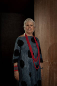 A curadora da Exposição Adelia Borges
