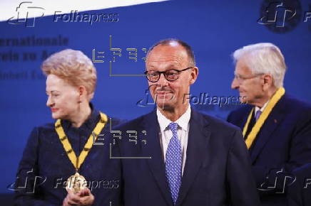 European Commission President Ursula Von der Leyen honored with Charlemagne Prize