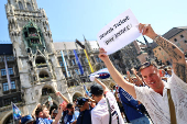 Champions League - Final - Paris St Germain and Inter Milan fans gather in Munich