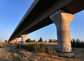 California High-Speed Rail bridge in Madera