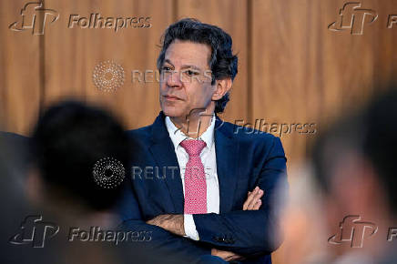 Brazil's Vice President Alckmin and Finance Minister Haddad attend event after U.S. President Trump announced tariffs on imports from Brazil, in Brasilia