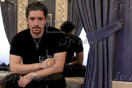 El cantante Álex Fernández: 