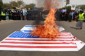 Rally in Sana'a in solidarity with the Palestinian people