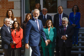 El rey recibe en audiencia a una representación del Patronato de la Fundación Centro Nacional del Vidrio