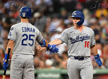 MLB: Los Angeles Dodgers at Boston Red Sox