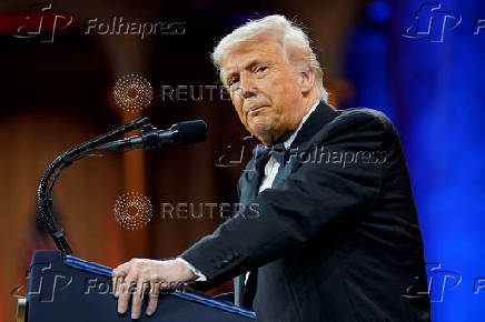 U.S. President Trump attends the National Republican Congressional Committee (NRCC) dinner, in Washington