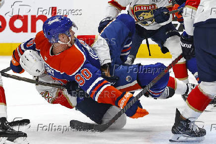 NHL: Stanley Cup Final-Florida Panthers at Edmonton Oilers