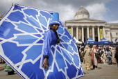 Eid al-Adha celebrations in London's Trafalgar Square