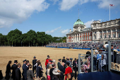 Trooping the Colour parade to honour Britain's King Charles on his official birthday in London
