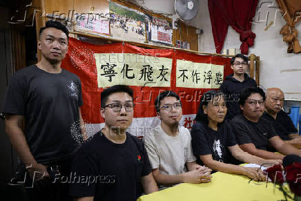 Press conference on Hong Kong?s League of Social Democrats party dissolution amid China?s national security law, in Hong Kong