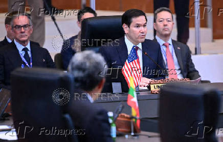 US Secretary of State Marco Rubio attends the ASEAN Foreign Ministers' Meeting