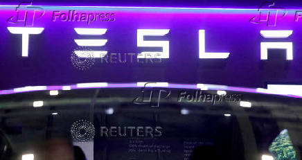 FILE PHOTO: FILE PHOTO: Tesla on display at the Everything Electric exhibition