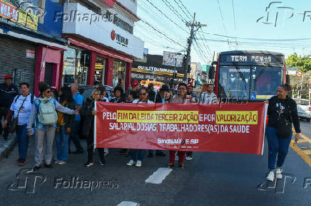 Manifestação em defesa do Hospital Geral de São Mateus