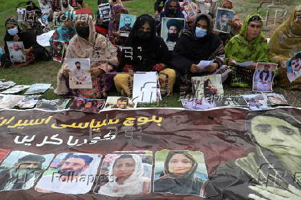 Baloch activists protest demanding release of jailed leader in Islamabad