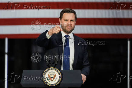 U.S. Vice President JD Vance speaks in West Pittston, Pennsylvania