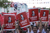 Turkey's main opposition party rallies against the detention of Istanbul Mayor Imamoglu