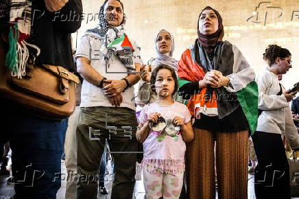 Protest in the Netherlands against famine in Gaza