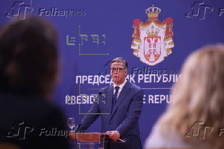Austria's Chancellor Christian Stocker visits Serbia