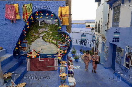 Tourists vist Morocco's Chefchaouen
