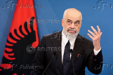 Italian PM Meloni and her Albanian counterpart Rama attend the first intergovernmental summit in Rome