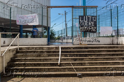Escola municipal Daniel Piza, onde morreu a jovem Maria Eduarda
