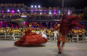Desfile da escola de samba Barroca Zona Sul do Carnaval de SP