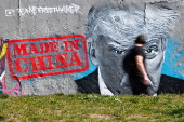Donald Trump graffitti in Berlin