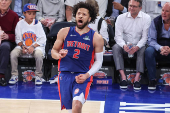 NBA: Playoffs-Detroit Pistons at New York Knicks