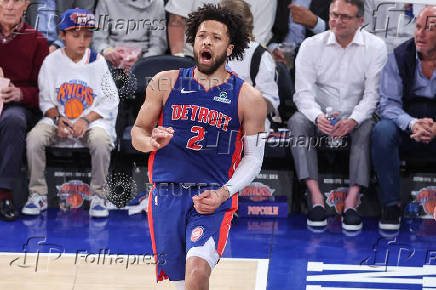 NBA: Playoffs-Detroit Pistons at New York Knicks