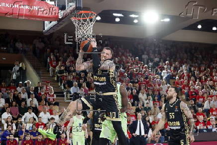 Basketball EuroLeague play-off - AS Monaco vs Barcelona